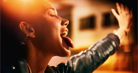 girl with open mouth