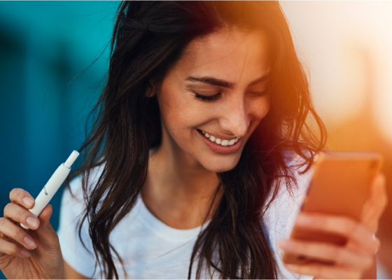 girl smiling